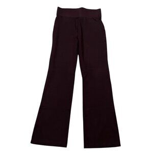 TAPATA Women Brown Stretch Dress Pants Size Small  Pull On Work Office Flare
